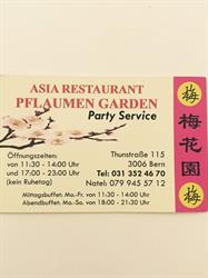 Asia Restaurant Pflaumen Garden, Inhaber Xu