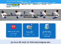 Website von Umzugsreinigung mr. clean AG Reinigungsfirma