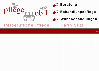 Website von Pflegemobil - freiberufliche Pflege