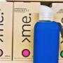 Praktische Trinkflasche aus Glas von Squireme mit Schutzüberzug. Spülmaschinen geeignet und sehr gut zu Reinigen da die Öffnung  etwas grösser ist. Neu nur Fr. 25.-
