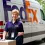 FedEx Express shipping courier in Balerna
