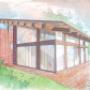 Construction d’une villa dans la nature