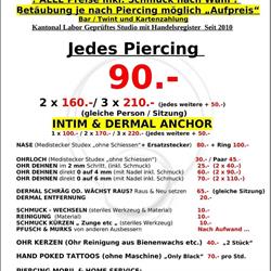 Piercing X