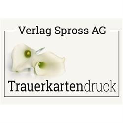Spross AG Trauerkartendruck