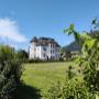 Lush green outside views at the adventure hostel Interlaken