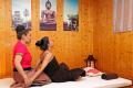 kraftvolle Rückenmassage