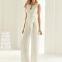moderner Braut-Jumpsuit
