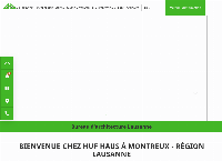 Website von HUF HAUS Lausanne