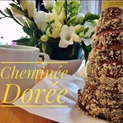 Cheminée Dorée