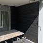 Wilen b. Wollerau / Gartensitzplatz Wandverkleidung in Eiche geölt / Schreinerarbeiten / Patrick Gugler / Gugler GmbH, Alte Seidenfabrik, Edikerstrasse 18c, 8635 Dürnten, Schweiz / www.patrickgugler.com