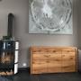 Oberrieden / Sideboard, Eiche Altholz geschroppt, geölt / Griffe geschmiedet / Schreinerarbeiten / Design Patrick Gugler / Gugler GmbH, 8635 Dürnten, Schweiz