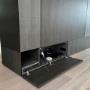 Wädenswil / Trennmöbel mit TV-Liftfront und Gas-Cheminée / Schreinerarbeiten / Detaildesign / Patrick Gugler / Gugler GmbH, 8635 Dürnten, S