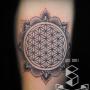 SchattenLicht Tattoo Blume des Lebens