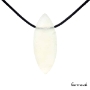 Serpentin - Ovale chinesische Jade Steinkette