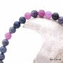Armband Korund - Rubin und Saphir 4mm