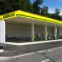 AGROLA Tankstelle in Hasle bei Burgdorf an der Thunstrasse 16; komplett überdacht mit AdBlue