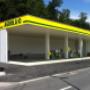 AGROLA Tankstelle in Hasle bei Burgdorf an der Thunstrasse 16; komplett überdacht mit AdBlue