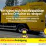 Wir haben noch freie Kapazitäten um Ihre Container zu reinigen. www.abcontainer.ch
