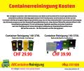 Container Reinigung 140-370L Kehricht Grün-Container