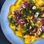Gnocchi de pommes de terre maison, potimarron, trévise, herbes potagères,  noisettes du Piemont - Gigi Cucina Genève