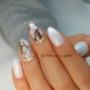 #marmornails #gelnägel #glitzernägel #strass