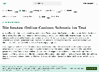 Website von Casinoble