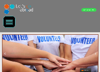 Website von Verein Let's go abroad