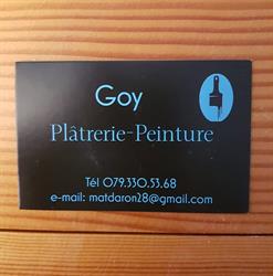 Goy Plâtrerie-Peinture