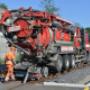 Zweiwegefahrzeug Recycling Saug-Spülkombi