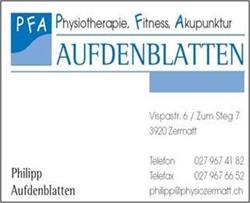 PFA Aufdenblatten GmbH Physiotherapie & Fitness