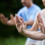 Ecole d'arts taoïstes Genève - Méditation Chi en groupe extérieur