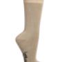 Bambus Wellness-Socken beige für Damen und Herren