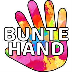 Bunte Hand