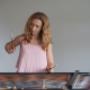 Olga Mishula mit Zymbal