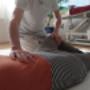 Shiatsu geben in der Rückenlage