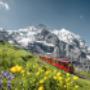 Jungfraubahn im Sommer