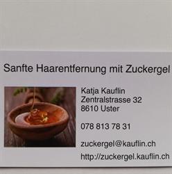 Haarentfernung mit Zuckergel K. Kauflin