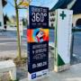 Werbestele von Marketing 360 ° an der Riburgerstrasse in Möhlin.