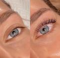 Wimpernlifting mit Färben