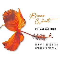 Bruno Winet, Privatgärtner