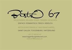 Restaurant Bistro 67, Toggenburg, Schweiz