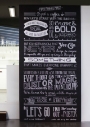 Chalkboard Design Handlettering für eine Berner Agentur