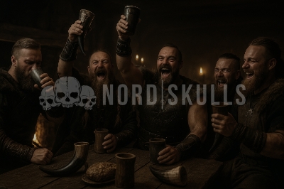 handgefertigten Trinkhörner