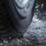 Pneus sur l'eau