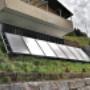 Thermische Solaranlage freistehend