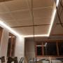 Renovation Kandertal, Kurzen Renovation und Innenausbau, Decke, Led Bänder, alt wird neu, Wände