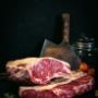zarte aromatische Rinds-Steak dry aged