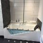 Bad Neubau mit Jacuzzi und Verblendsteinen Verkleiden, solHaus AG, Gerlafingen