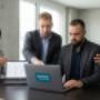 Team- und Projektbesprechung bei gemeinsam DIGITAL – gemeinsame Entwicklung von Digitalisierungs- und KI-Lösungen für KMU.