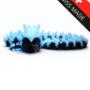 Glow in the Dark 3D Drache blau – beweglicher Spielzeug Drache leuchtet im Dunkeln